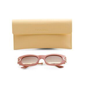 LE SPECS Pink 51mm Square Sunglasses